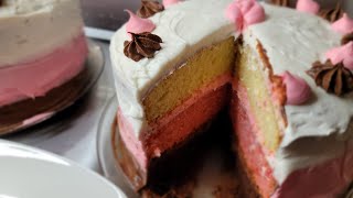 How to Make Worlds Best Neapolitan Cake Neapolitan Icecream [upl. by Daph775]