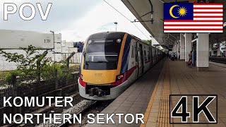 🇲🇾 POV Malaysia Local Train  KTM Komuter Northern Sektor  From BUTTERWORTH to ALOR SETAR 4K [upl. by Alesig]