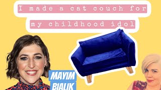 I made a cat couch from scratch for sitcom goddess Mayim Bialik [upl. by Mufi]