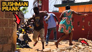 Crazy Scares and Falls of People by Bushman 😈 BEST PRANK in 2024 ‼️ [upl. by Cordalia]