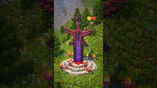 Quick amp Easy Minecraft Nether Portal Design Hacks 🚀💡shorts minecraft netherportal [upl. by Klemperer]