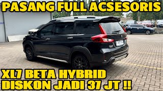 Suzuki XL7 Beta Pasang Acsesoris Budget 2Jtan Spoiler Talang Air Dan Sarung Jok [upl. by Ellerad]