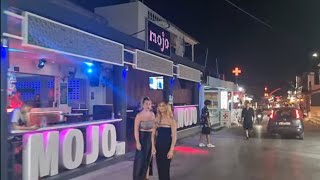 CORFU Greece  KAVOS Nightlife The Strip  Too Early [upl. by Nomar]