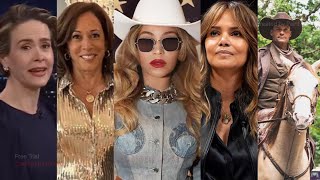 Celeb Reaction to Beyonces Cowboy Carter Album [upl. by Rory]