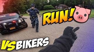 COPS VS BIKERS  MOTORCYCLE POLICE CHASE  Best Compilation 2024 [upl. by Enylrac]