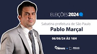 PABLO MARÇAL  SABATINA MYNEWS  PRÉCANDIDATOS PREFEITURA SP [upl. by Ynaoj]