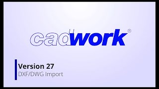 DXF DWG Import Cadwork Tips and Tricks [upl. by Ankeny]