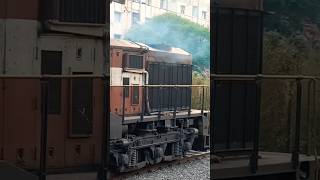 Shunting Diesel Locomotive Pushing Back Side [upl. by Nihs642]