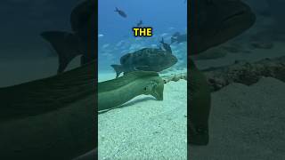 The Incredible Hunting Duo Moray Eel and Grouper’s Clever Cooperation MorayEel Grouper [upl. by Fred]