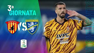 HIGHLIGHTS  Benevento vs Frosinone 21  SERIE BKT [upl. by Betta]