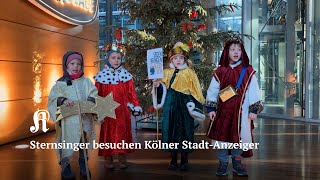 Sternsinger besuchen Kölner StadtAnzeiger [upl. by Drofkcor853]