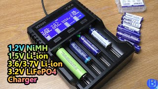 Review Xtar VX4 LiionNiMH Charger amp 15V Liion AAAAA Rechargeable Batteries [upl. by Marcile]