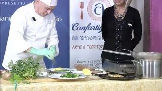 Ravioli con patate di Rotzo broccolo fiolaro e uova di quaglia  Videoricetta [upl. by Nylesoy]