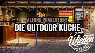 Meine Außenküche  My Outdoorkitchen DIY  ALLES selber gebaut GRILLEN bis der Arzt kommt [upl. by Finstad]