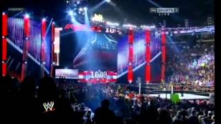 WWE RAW 1000th Episode Opening  DX Entrance [upl. by Marline]