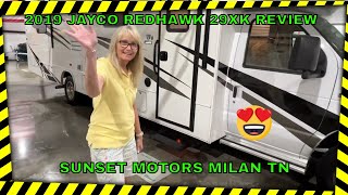 2019 JAYCO REDHAWK 29XK CLASS C MOTOR HOME V10 FOR SALE REVIEW INFO SPECS USED SUNSETMOTORSCOM [upl. by Nwahsirhc802]