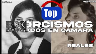 Top Exorcismos cáptados en cámara 3en3 exorcismo [upl. by Auop]