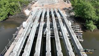 ATUALIZAÇÃO 4 OBRA DA PONTE DA RUA 306 MEIA PRAIA LIGANDO A BR 101 ITAPEMA SC [upl. by Georas877]