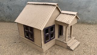 Make A Beautiful House At Home Very Easily  Diy Home [upl. by Hescock567]