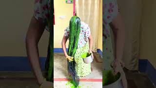 Green hair mask apply for hair growth tips shorts trending hairgrowth haircare youtubeshorts [upl. by Maribelle]