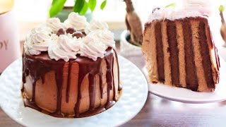 TORTA al CAFFÈ RICOTTA e CIOCCOLATO Per la FESTA del Papà una delizia al caffè Torta di COMPLEANNO [upl. by Weathers]