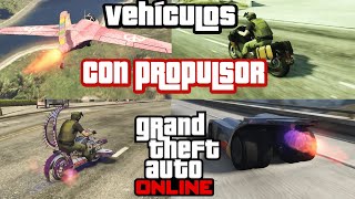 Vehículos con PROPULSOR en GTA Online Tipos de propulsores [upl. by Rotkiv]