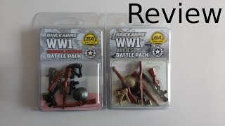 BrickArms WW1 Central Powers amp Allies Battle Pack Unboxing amp Review German with English subtitles [upl. by Boy]