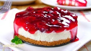 No Bake Cherry Cheesecake [upl. by Newlin476]