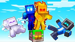 One Block Skyblock with ELEMENTALS in Minecraft [upl. by Ardnusal]