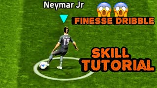 HOW TO FINESSE DRIBBLE IN EFOOTBALL 25 MOBILEEFOOTBALL MOBILE TMEFOOTBALLBIRDFINESSE DRIBBLE [upl. by Della]