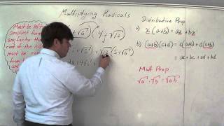 Distributive Property with Radicals [upl. by Matt435]