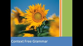 Context free grammar in tamil [upl. by Leckie]