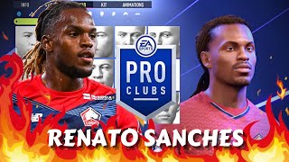 FIFA 22 Renato Sanches Pro Clubs Creation [upl. by Ahsiekam]