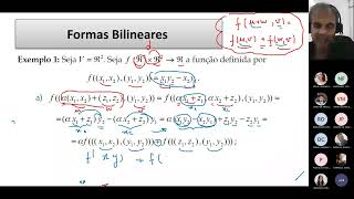 Álgebra Linear II Matriz de forma bilinear e formas quadráticas e cônicas [upl. by Denae115]