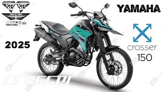 quotFirst Look Yamaha Crosser 150 2025  A Versatile Adventure Bikequot [upl. by Arrekahs]