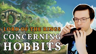 Lord of the Rings  Concerning Hobbits  Ocarina tutorial  tabs [upl. by Aiket]