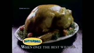 Butterball Turkey Commercial 1982 butterball turkey thanksgiving [upl. by Magnuson]