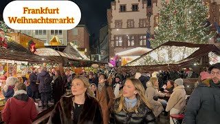 🇩🇪🎄🎅Frankfurt Christmas Market Frankfurter Weihnachtsmarkt 2024 [upl. by Neemsaj]