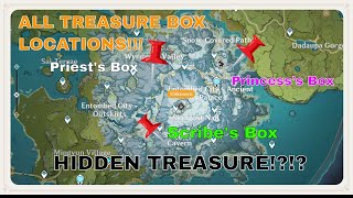 DragonSpine HOW TO FIND ALL Treasure Box Guide Princesss Box  Priests Box  Scribes Box [upl. by Anaehr580]