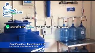 EMBOTELLADORA DE AGUA PURIFICADA PARA BIDONES BOTELLAS Y GALONES [upl. by Babs]