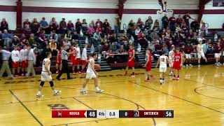 Neoga  Dieterich Boys Basketball Live from Dieterich High School [upl. by Enelyak560]