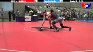 Bo Nickal vs Chandler Smith at 2013 Junior Nationals  FILA  FS [upl. by Lillis]