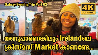 OUR EVENING TRIP TO THE GALWAY CHRISTMAS MARKET  IRELAND  Vlog 501 [upl. by Acissj]