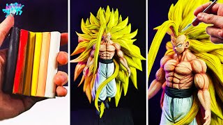 Mi escultura con más ESENCIA 😱 Como hacer a GOKU SSJ INFINITO  Dragon Ball AF [upl. by Halland]