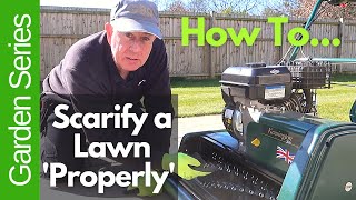 The Step by Step Guide to Scarifying your Lawn [upl. by Leahpar221]