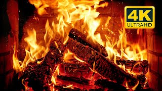 🔥 Cozy Fireplace 4K 12 HOURS Fireplace with Crackling Fire Sounds Crackling Fireplace 4K [upl. by Sedruol]