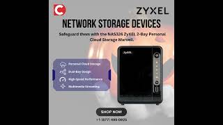 👻 Safeguard them with the NAS326 ZyXEL 2Bay Personal Cloud Storage Marvell 🎃💽 networkaccessories [upl. by Ferna]