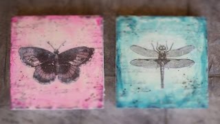 Encaustic for Beginners  The Making of an Encaustic Butterfly and Dragonfly [upl. by Eenhat639]