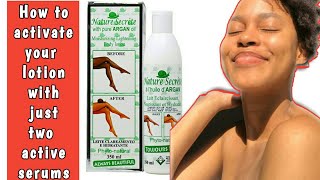 How to Activate Nature Secrète With Pure Argan Oil Lightening Lotion For Super Effective Results [upl. by Nnyre537]