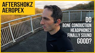 Aftershokz Aeropex review  Best bone conduction headphones  vs Titanium AirPods Pro  Run Cycle [upl. by Ieppet543]